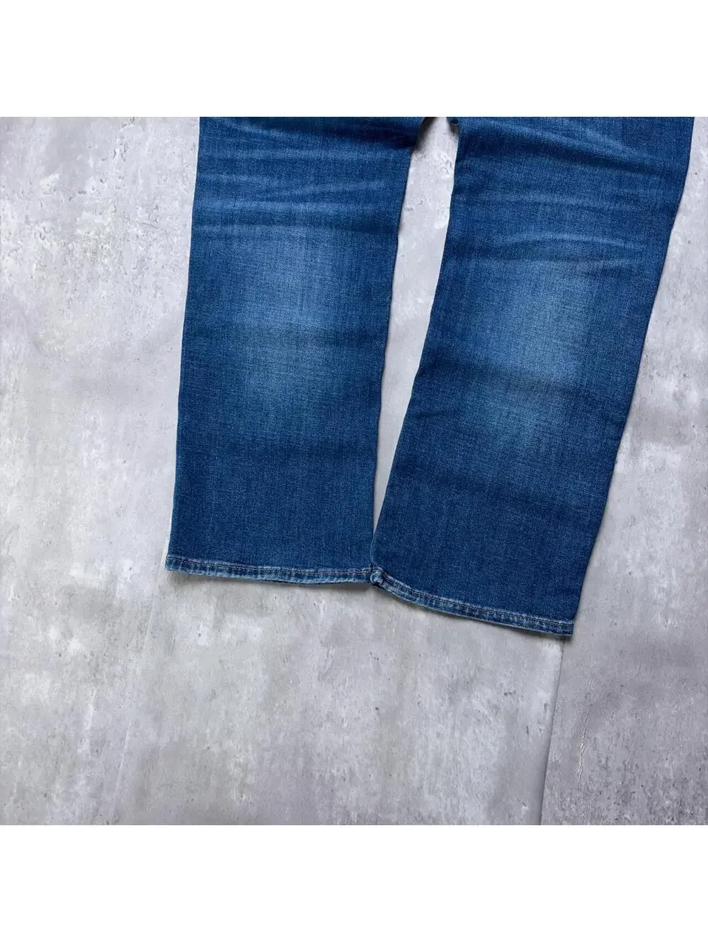 Y2K Blue True Religion Grunge Ricky Straight Denim Jeans